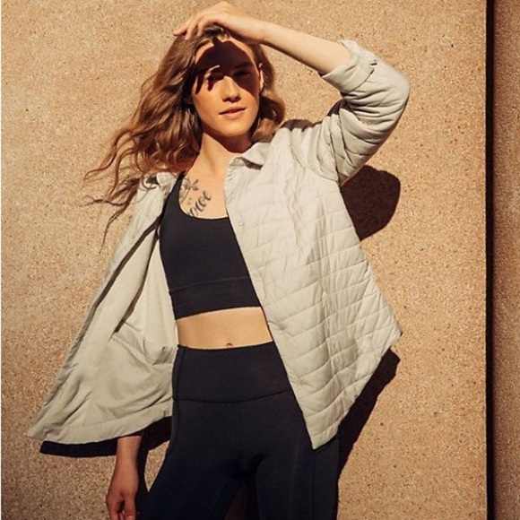 Lululemon Switch Please Reversible Quilted Jacket Silverstone 4 - Picture 1 of 8